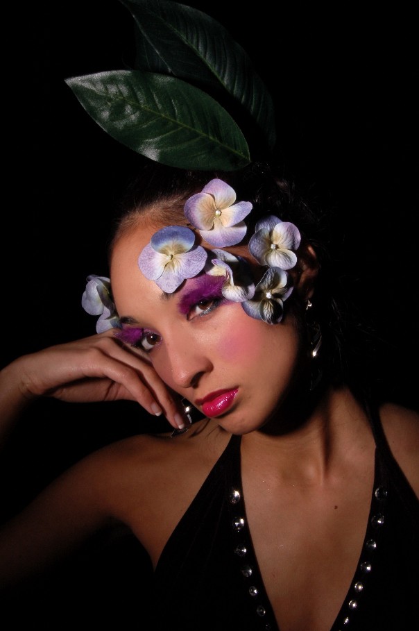 Female model photo shoot of Reina Dominguez by Anubis Photography, makeup by Libra Looks 