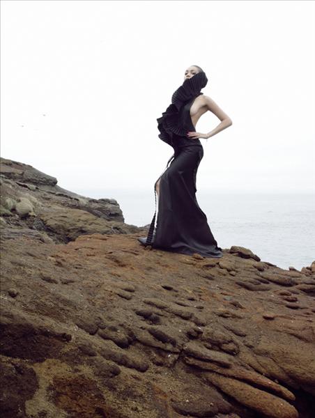 Female model photo shoot of Mewla Monae in Iceland