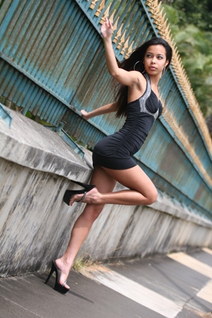 Female model photo shoot of mzNIKKI by Guy Nakanishi