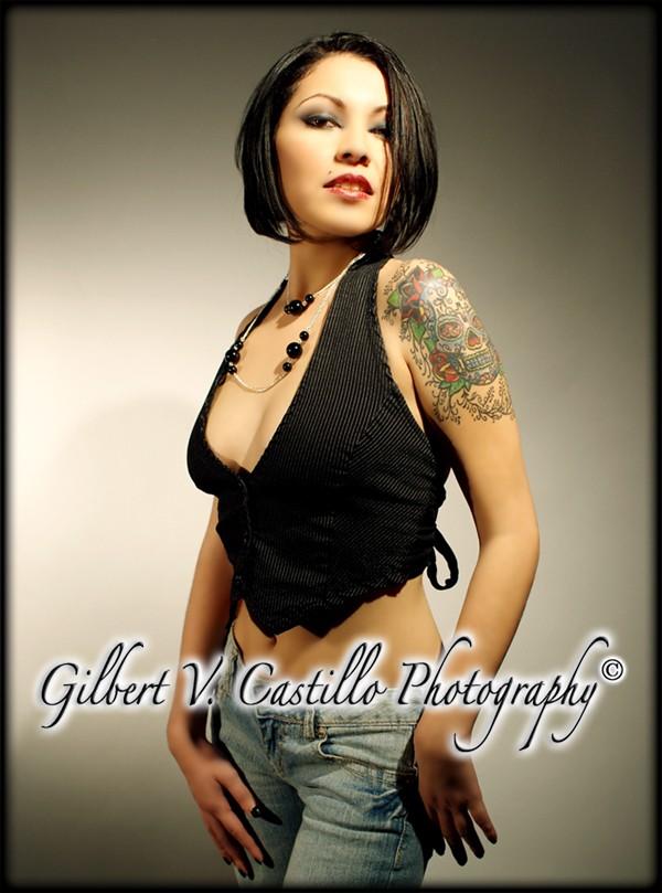 Female model photo shoot of EGIRL by Delete profile, makeup by Shannon Olivolo