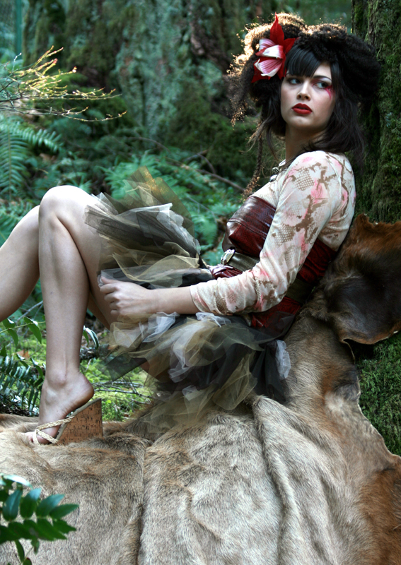 Male and Female model photo shoot of Jazer and RMare in Silver Falls, Oregon, hair styled by Julie Ruckman, wardrobe styled by Lucent Wardrobe, makeup by Sabrina Cayne 