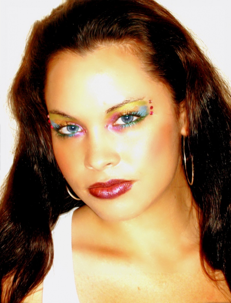 Female model photo shoot of Jazari Make-Up Artistry