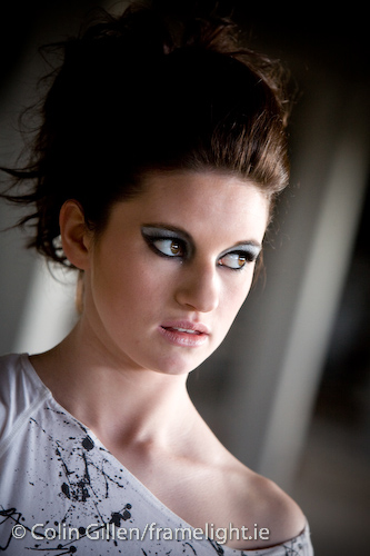 Male model photo shoot of framelight in Sligo, makeup by MichelleAnderson Makeup