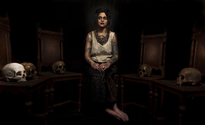 Female model photo shoot of Kat Von D in HOLLYWOOD, CA