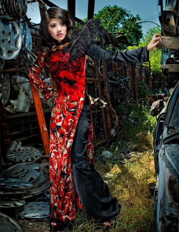 Female model photo shoot of Donna Tran by David Nguyen Studio
