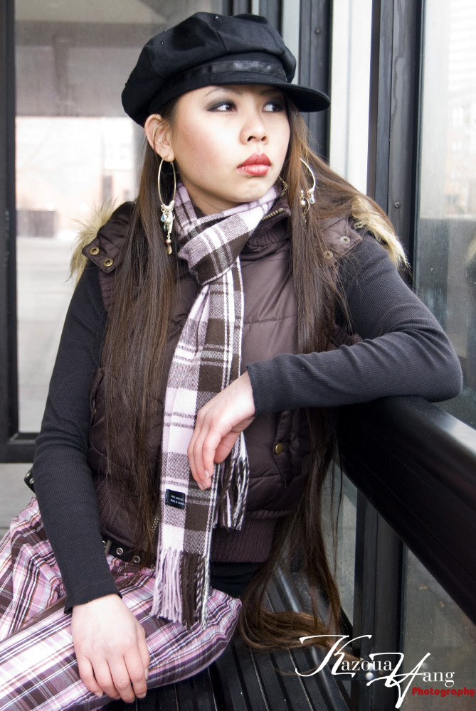 Female model photo shoot of Mai Vang