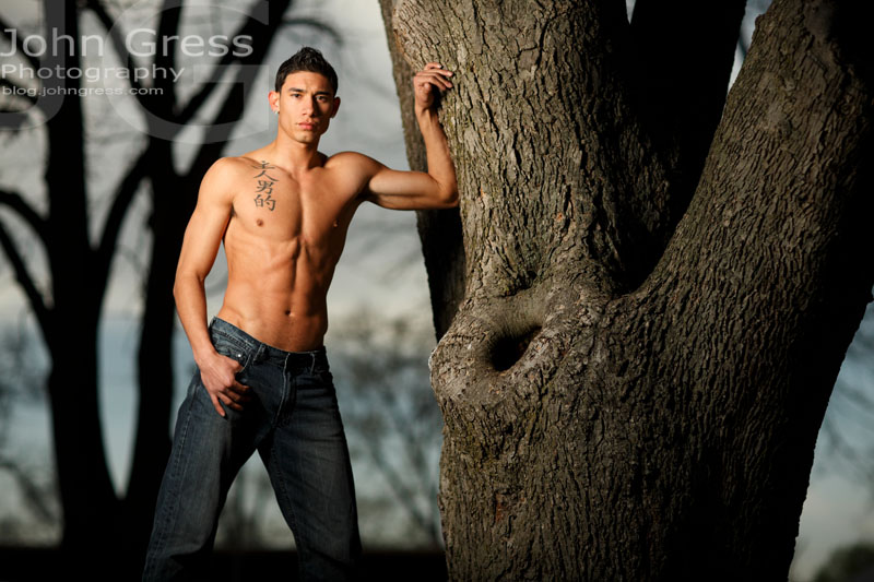 Male model photo shoot of Model Jay Masterman in OFALLON PARK