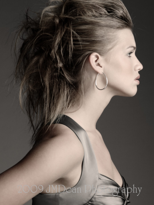 Female model photo shoot of Megan Evans by JM Dean, makeup by PHILLIP K BERNIER