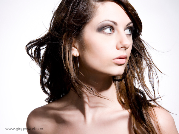 Female model photo shoot of GingerWorks and StephanieD224 by Sophia Lemon, makeup by Benjamin Edward