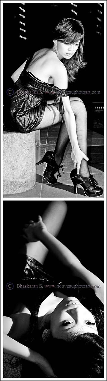 Male and Female model photo shoot of Nouveau Photo Art and xoxolovesxoxo in Singapore