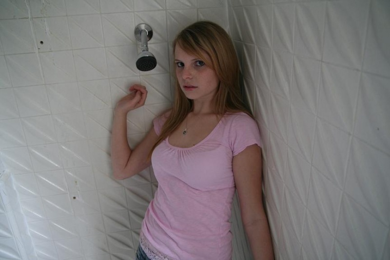 Female model photo shoot of KillerKPhotos in Shower