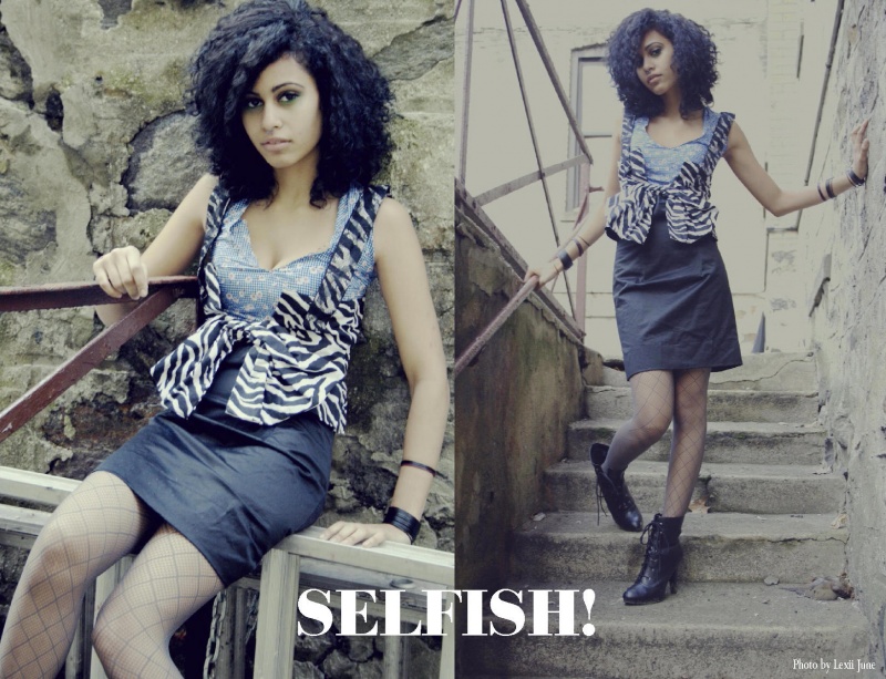 Female model photo shoot of SCI in INDUSTRIAL PARK