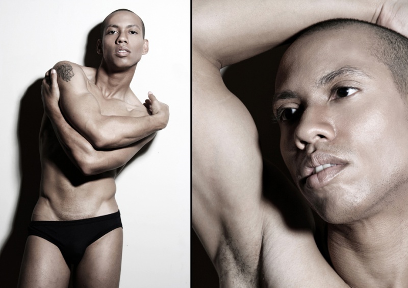 Male model photo shoot of Truman Lofton NYC and Dubois Rene Top Model, makeup by GlamDiva NYC