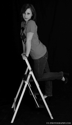 Female model photo shoot of Zombie Jane