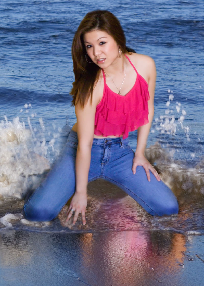 Female model photo shoot of Mz Christina in Newport, CA
