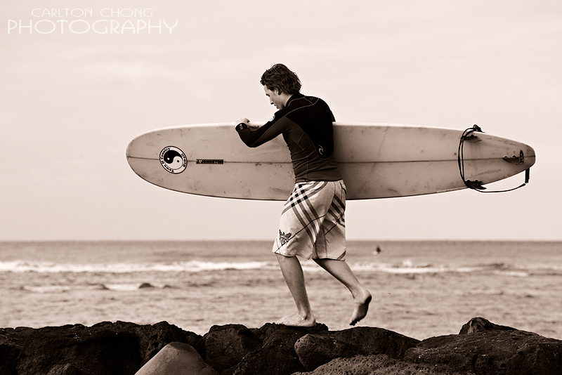 Male model photo shoot of Carlton Chong in Hawaii