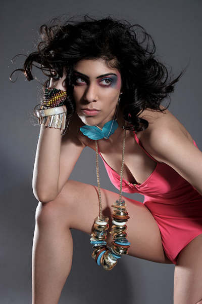 Female model photo shoot of Sadia Hamidu and deletevP by Miro Arva in Adrian Pini Studio, hair styled by Edee Beau, makeup by Kat Sopuch