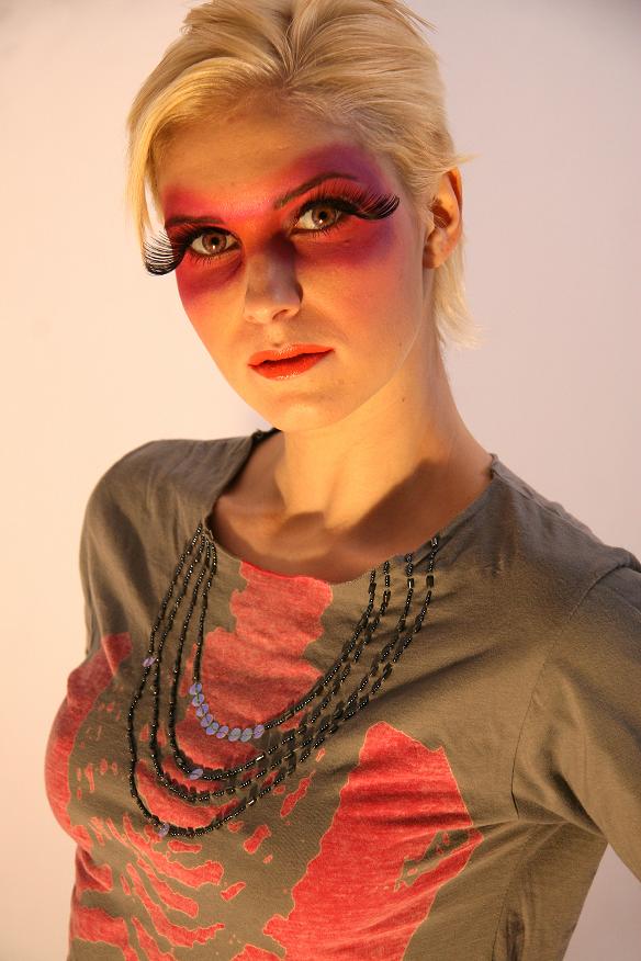 Female model photo shoot of Charlotte Vokes by Meg Hawkins Photography, makeup by Chloe McCall