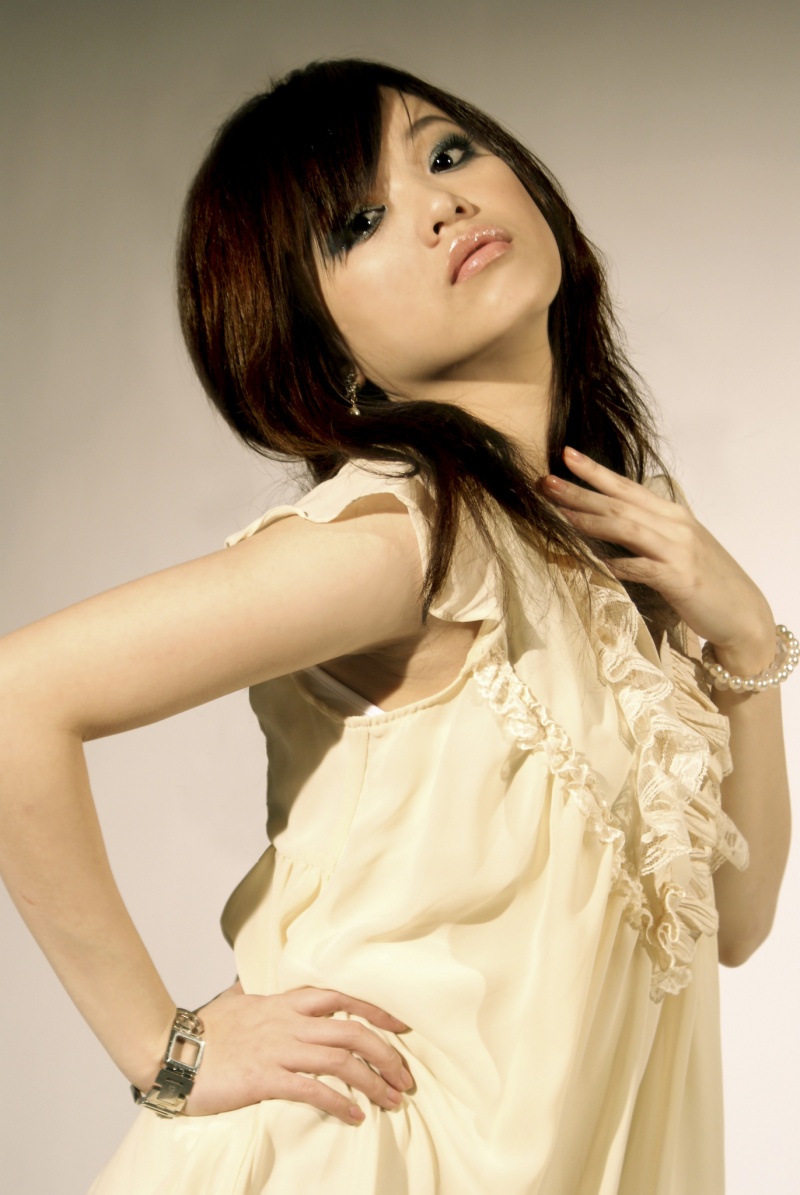 Female model photo shoot of Lean Vee in Studio