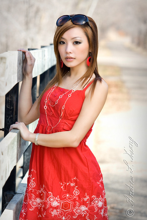 Female model photo shoot of Suekie by Andrew L Xiong in Keller Park State Trail 