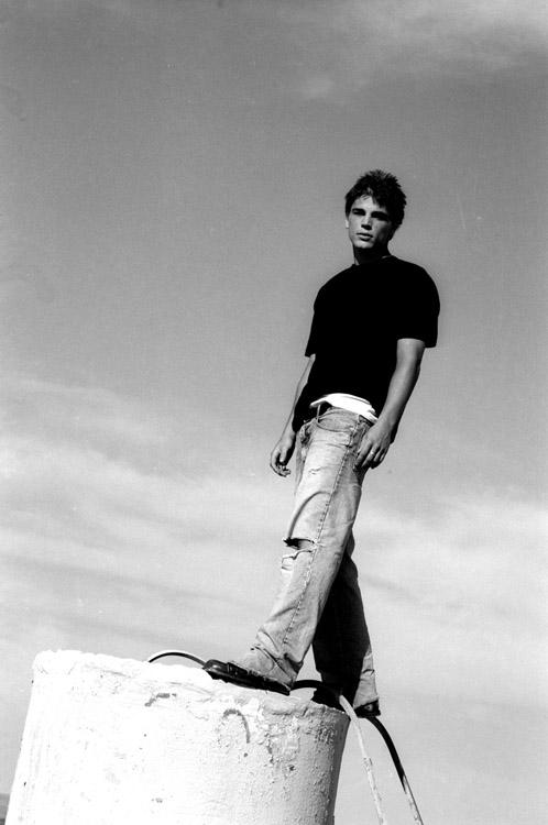 Male model photo shoot of Barry King in Mojave Desert, California