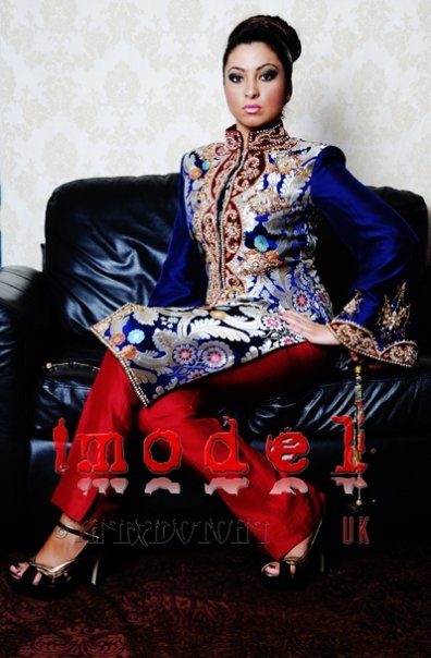 Female model photo shoot of - Vinisha Saund - in backstage at wembley arena -guls fashion show