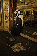 Female model photo shoot of Jennifer Obidzinski in Detroit Opera House