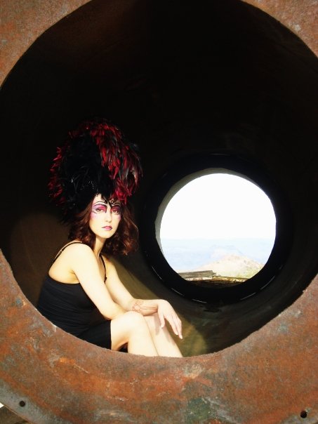 Female model photo shoot of LIPPSSTIX  and Industrielle in Las Vegas