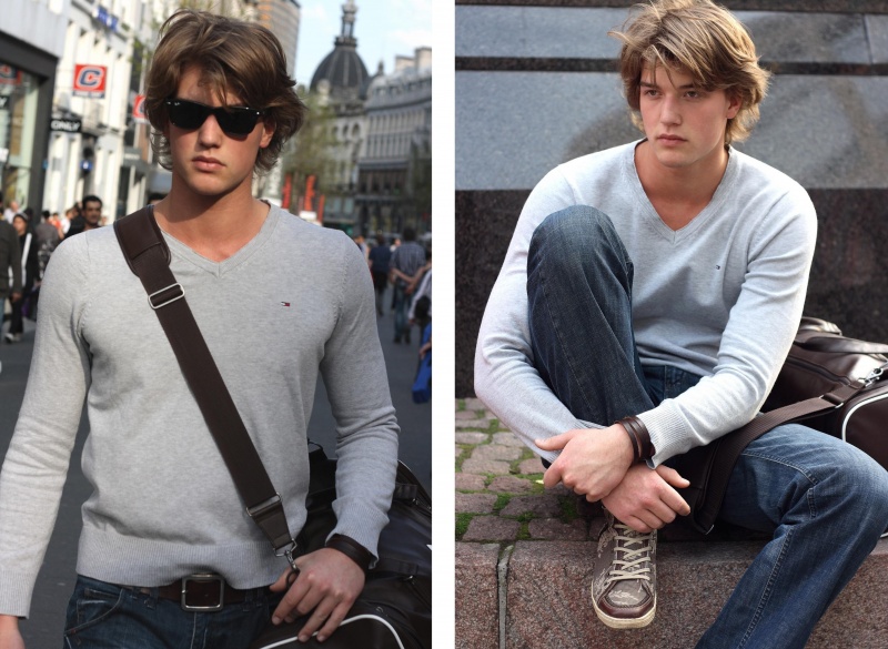 Male model photo shoot of Herr Matula in Antwerp