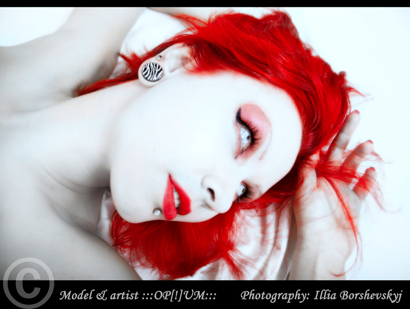Female model photo shoot of Opium DevilsMachine