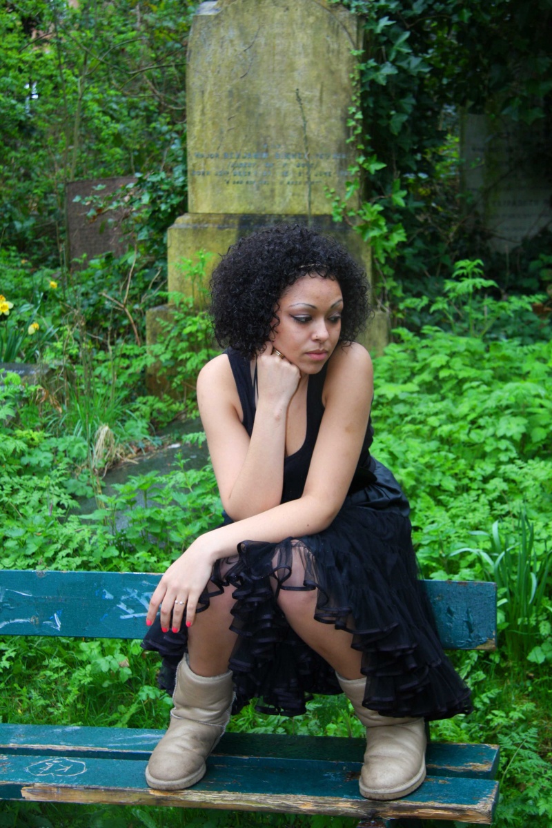 Female model photo shoot of Saskia Darling in Abney Park