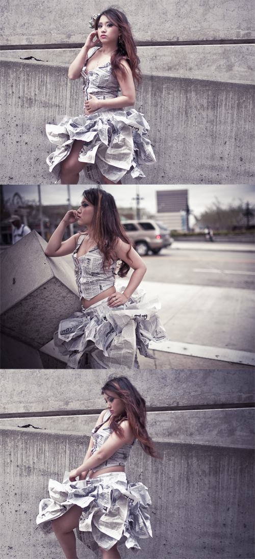 Female model photo shoot of  Sari  by Kai Wang, makeup by Michele Franco
