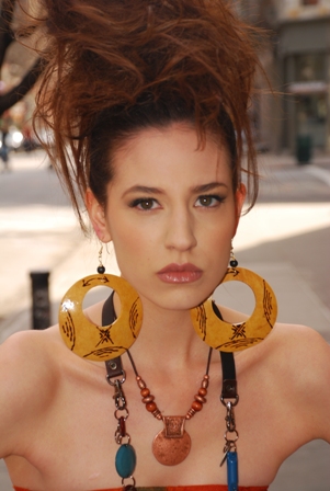 Female model photo shoot of LeeMUA in Soho, New York