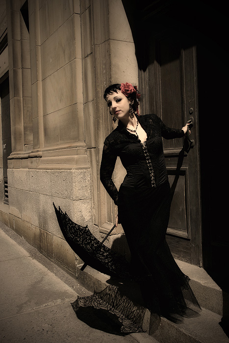 Female model photo shoot of WitchMayfair and MissIzzy  Model in Vieux-MontrÃ©al