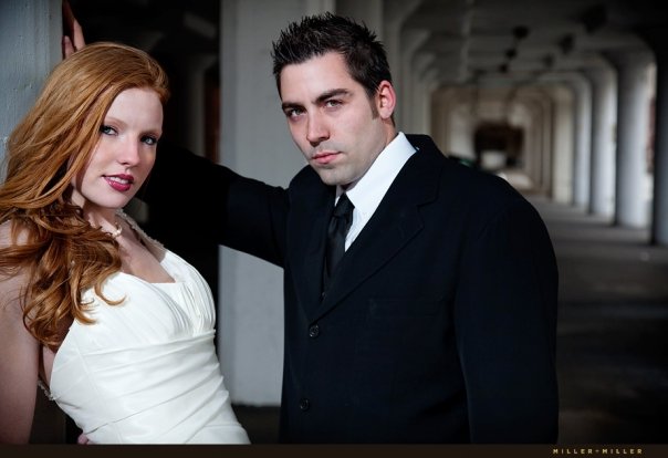 Male and Female model photo shoot of Liqud1 and Rhea Videka by Miller Miller in Aurora Ill