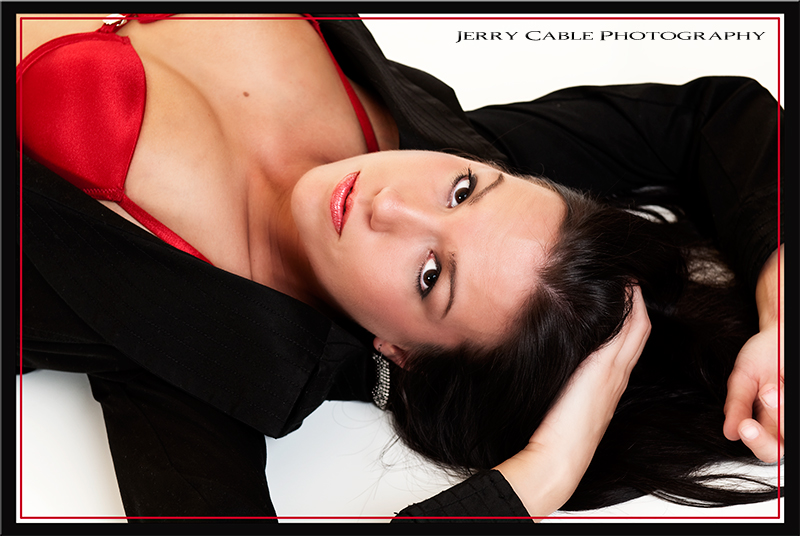 Female model photo shoot of ASHLEY E HOPE by Jerry Cable Photography