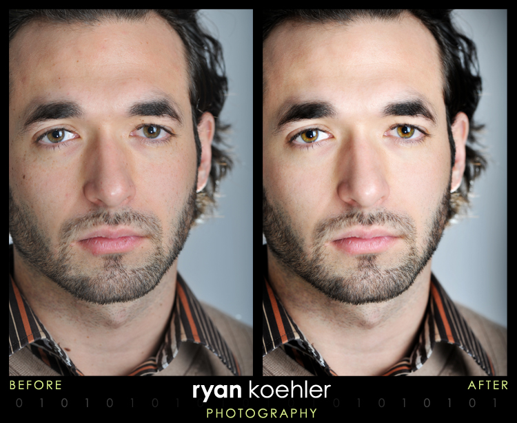 Male model photo shoot of Ryan Koehler Retouching in Royal Oak - Studio