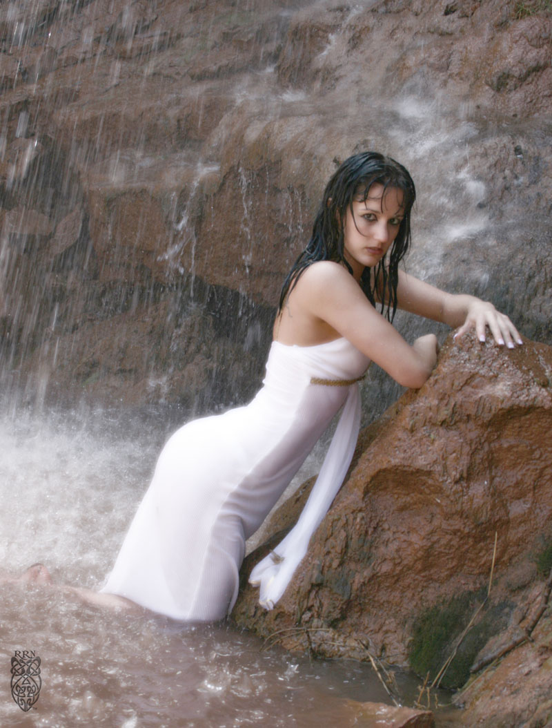 Female model photo shoot of Kimberly Elizabeth by Napoleon Fantasy Photos in High Rolls Waterfall