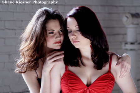 Male and Female model photo shoot of S Kiesner Photography, Miss Kim K and Rachel Christine Rae in Bill Moss Photographica