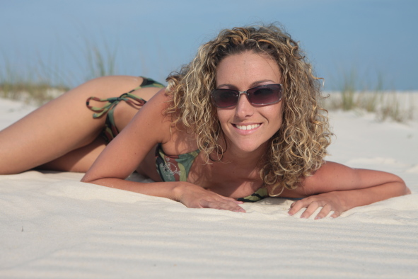 Female model photo shoot of Donna McDonald by aaronbelford in Lighthouse Beach at NAS Pensacola