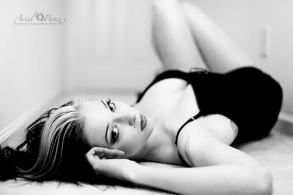Female model photo shoot of Lyndsey Bass by ArielFoto in Hallway
