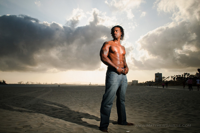 Male model photo shoot of Teflon Vest in Belmont Shores