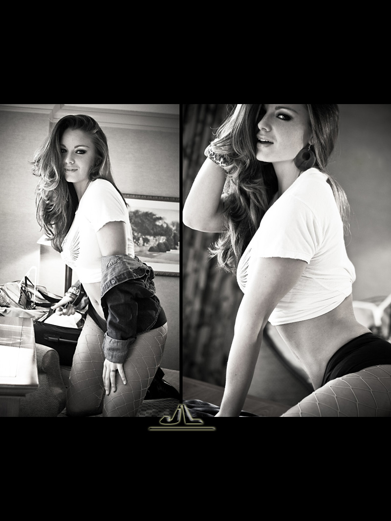 Female model photo shoot of Ashley Kimel-Freeman bw by Jose Luis in Dallas TX