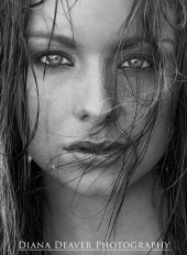 Female model photo shoot of Ashley Kimel-Freeman bw by Diana Deaver in Portugal