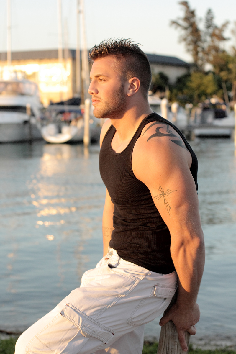 Male model photo shoot of Benedykt by Joel Endemano in Key Biscayne