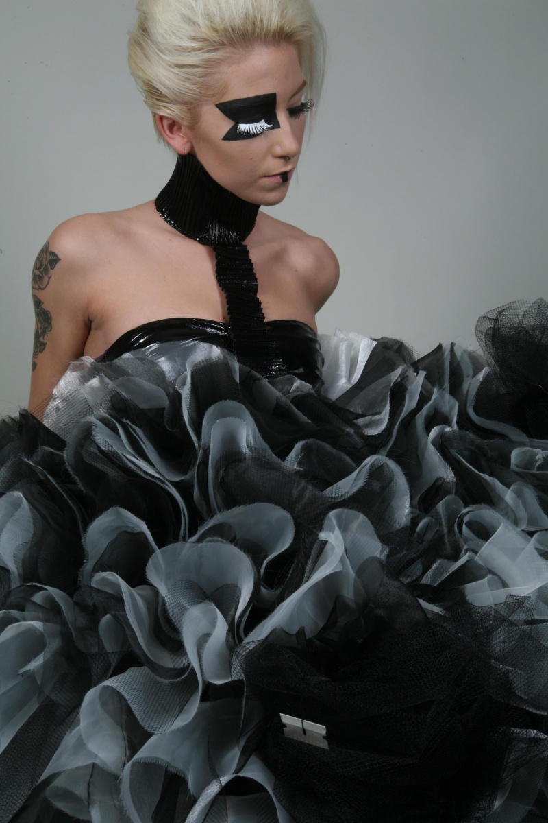 Female model photo shoot of tricia oconnor by Minizakura Photography, makeup by Shannon Boersma