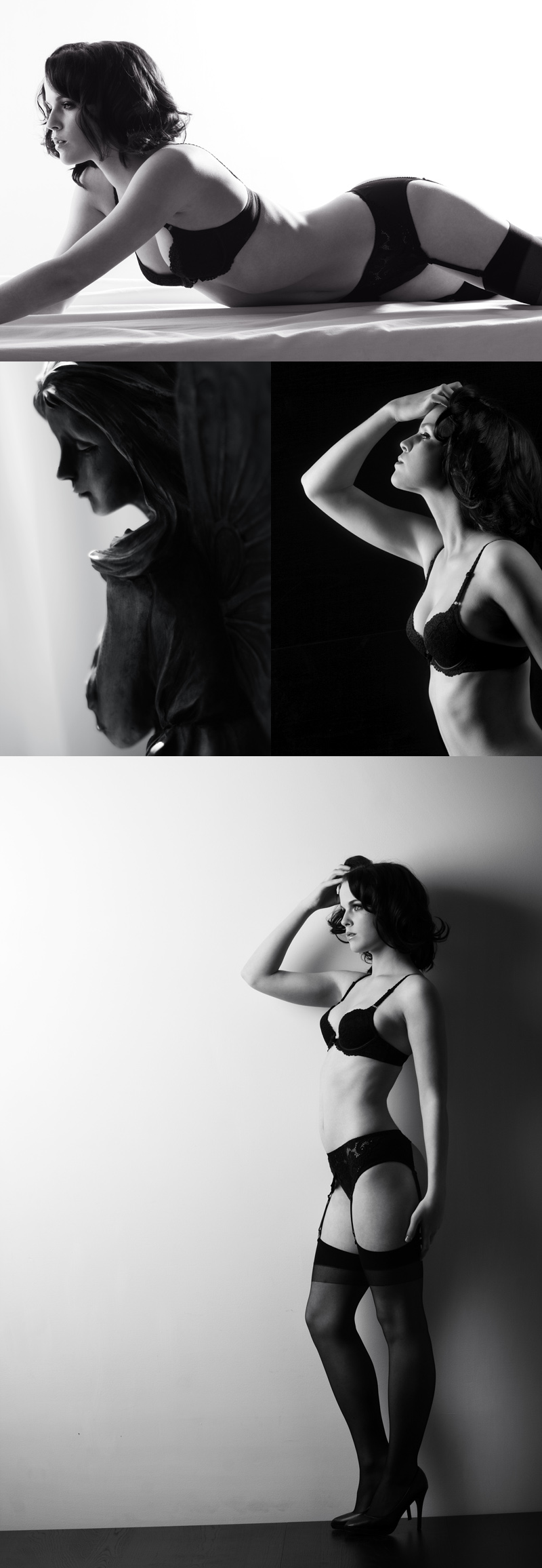 Male and Female model photo shoot of Denny Lee Photography and Brandi Gray in artcube, makeup by Anna Malskaya