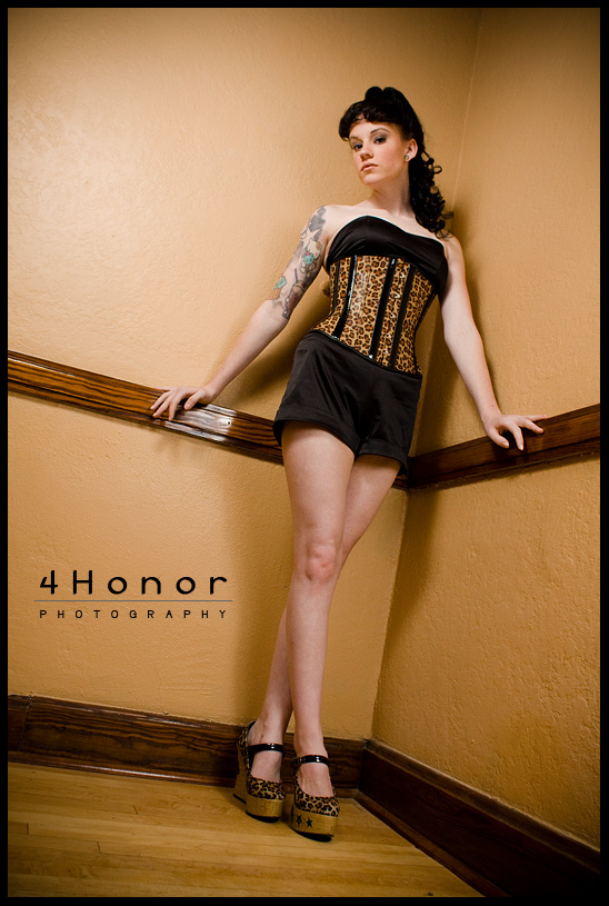 Male and Female model photo shoot of 4Honor Photography and Tessa Le Taunt
