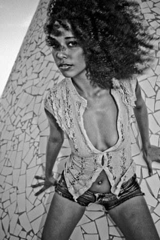 Female model photo shoot of Nyota by EYECBEAUTY