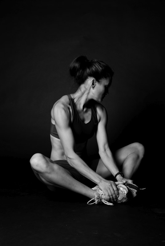 Female model photo shoot of Sarah marathon runner by Sacred Vessel in Petaluma, CA